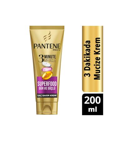 Pantene 3 Munite Miracle Pro-v 3 Minute Miracle Hair Care Cream Superfood 2-Pack (2x200 Ml) - Buy Online on GoSupps.com