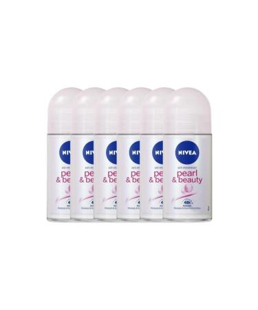NIVEA Pearly Beauty Roll On Women 50 ml 6 Pack Advantage Pack