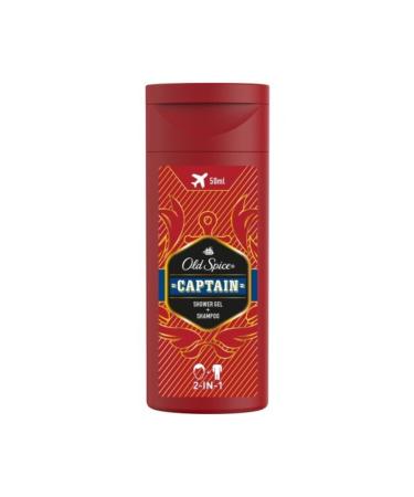 Old Spice Captain Shower Gel & Shampoo 50 Ml X 5 Pieces - Buy Online on GoSupps.com