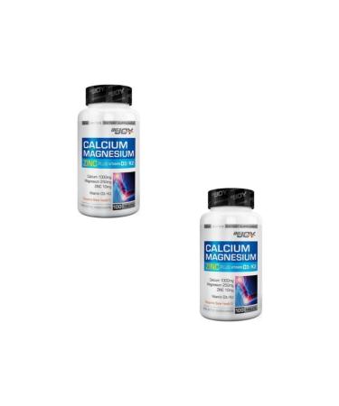 Bigjoy Sports Bigjoy Vitamins Calcium Magnesium Zinc Plus 100 Tablets 2x Quantity