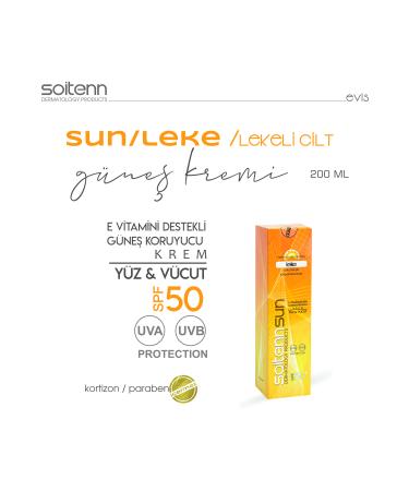 SO TENN Sun / Anti-Spot Sunscreen Cream 200 ml - Buy Online on GoSupps.com