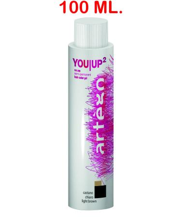 Artego You Up2 100 Ml. Flame Red 7f/7f Herbal Based Ammonia-Free Hair Dye