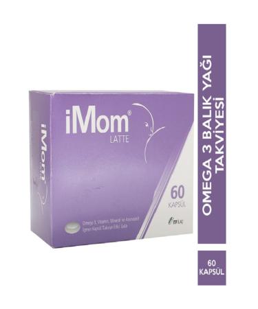 Imom Latte Omega 3 60 Capsules - Buy Online on GoSupps.com