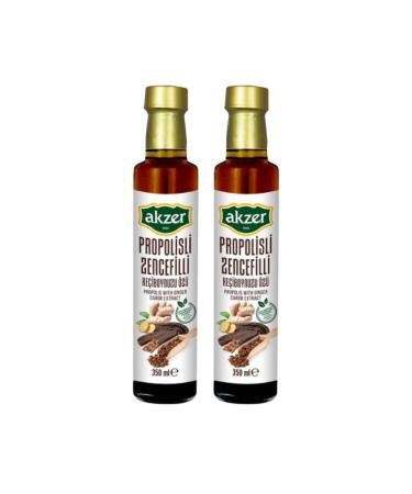Akzer Propolis & Ginger Carob Extract (2 PIECES) (350*2 ML)