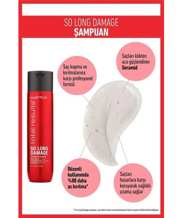 Matrix Total Results So Long Damage Shampoo For Damaged Hair 300 Ml