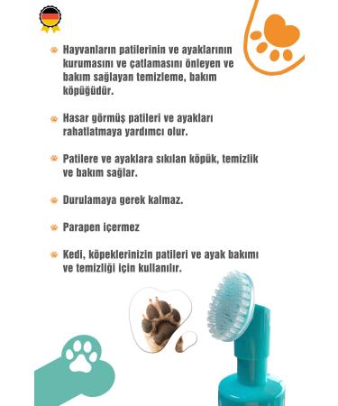 Bioxi Paw Cleaning Foam 150ml | Effective Hygiene for Dogs and Cats - Buy Online on GoSupps.com