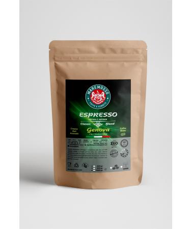 Mare Mosso Caffe Vendite Espresso Genova Blend (BEANS OR GROUND) Coffee 250 Gr.