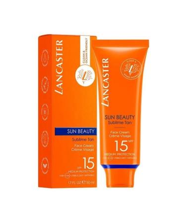 Lancaster Vegan Sunscreen Face Cream Spf15-50 Ml Onrness Cosmetic