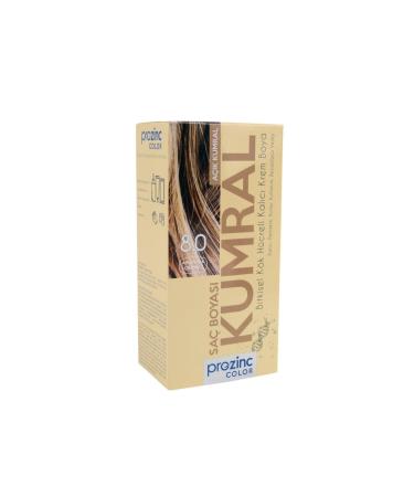 Prozinc Color 8.0 Blonde - Ammonia-Free Herbal Permanent Hair Dye - Buy Online on GoSupps.com