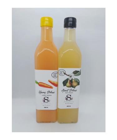 Suheylaana Carrot Vinegar 500 Ml - Pear Vinegar 500 Ml