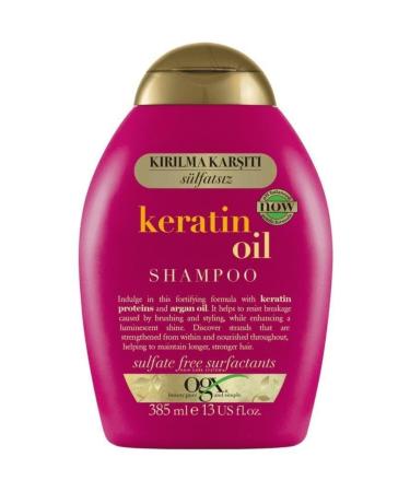 OGX Sulfate-Free Anti-Breakage Keratin Oil Shampoo 385mlx2pcs ..1604019