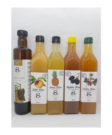Suheylaana Pineapple - Gilaburu - Blackberry - Peach - Carob Vinegar 500 Ml