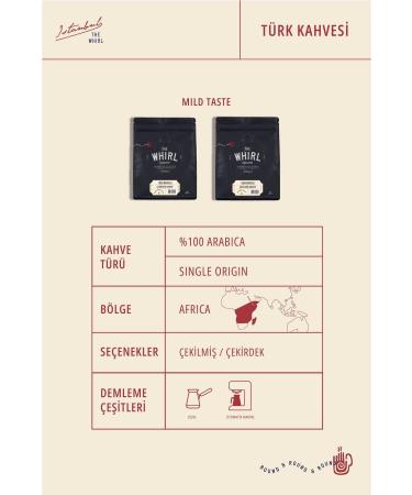 The Whirl Ground Turkish Coffee 250 Gr - Buy Online on GoSupps.com