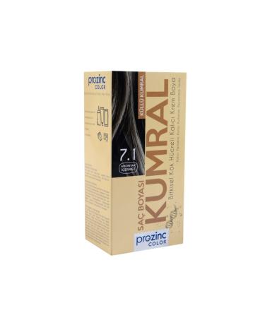 Prozinc Color 7.1 Blonde - Ammonia-Free Herbal Permanent Hair Dye - Buy Online on GoSupps.com