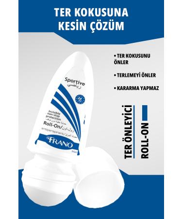 FRANO Antiperspirant Men Men's Stick Deodorant Roll-on 48 Hours Effective Antiperspirant 50 Ml