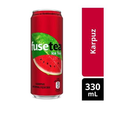 Fuse Tea Watermelon Flavored Drink Iced Tea 330 Ml X 6 Pieces - Buy Online on GoSupps.com