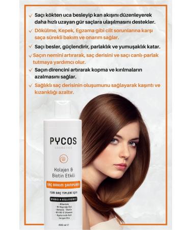 PYCOS COSMETICS Anti-Hair Loss and Anti-Dandruff Fast Hair Growth Care Shampoo 400ml - Sulfate-Salt Free - Buy Online on GoSupps.com
