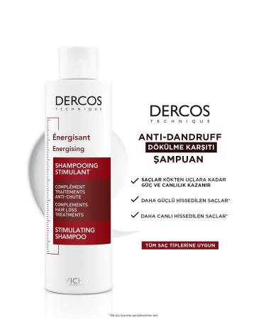 Vichy Dercos Energisant Hair Loss Prevention and Revitalizing Shampoo 200 Ml. - Buy Online on GoSupps.com