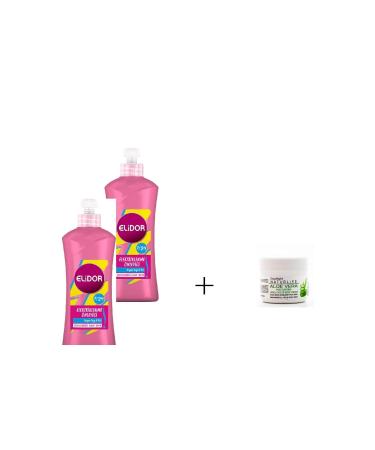 Elidor 7/24 Anti-frizz Styling Hair Care Cream 2x Pieces 265 Ml + Hand Cream Gift