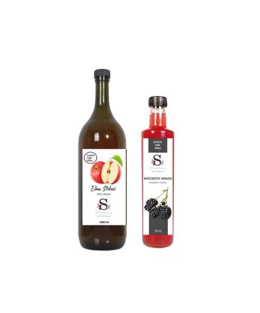 Suheylaana Natural Apple Vinegar 1500 Ml - Natural Blackberry Vinegar 500 Ml
