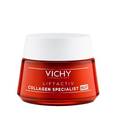 Vichy Anti-Aging and Anti-Wrinkle Liftactiv Collagen Specialist Night Cream 50 Ml. - Buy Online on GoSupps.com