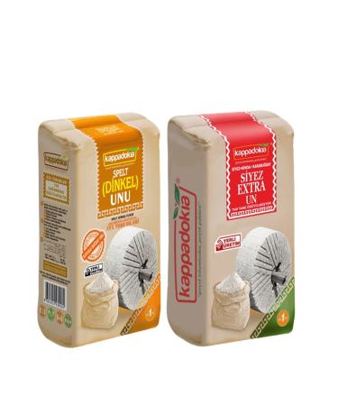 CAPPADOCIA Einkorn Extra 1 Kg + Red Wheat (spelt) 1 Kg