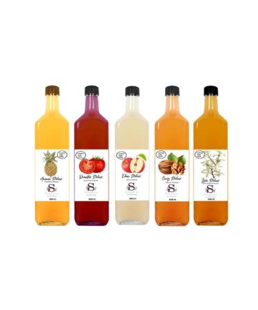 S heylaana Natural Pineapple Tomato Apple Walnut Oleaster Vinegar 1000 Ml