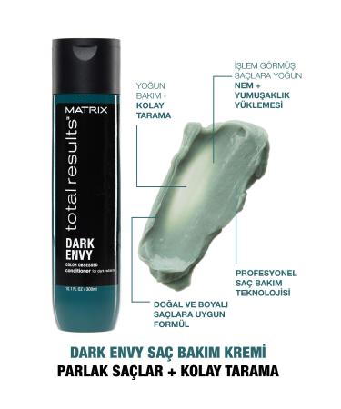 Matrix Total Results Dark Envy Color Protecting Conditioner for Black Dark Chestnut Brown Hair 300ml - Buy Online on GoSupps.com