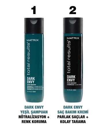 Matrix Total Results Dark Envy Color Protecting Conditioner for Black Dark Chestnut Brown Hair 300ml - Buy Online on GoSupps.com