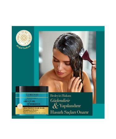 LORENTI Moroccan Argan Oil Protein Hair Mask 500 ml - Buy Online on GoSupps.com