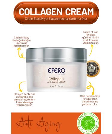 efero Anti-Aging and Anti-Wrinkle Collagen Face Cream - Collagen Anti Aging Cream - Buy Online on GoSupps.com