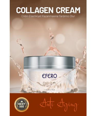 efero Anti-Aging and Anti-Wrinkle Collagen Face Cream - Collagen Anti Aging Cream - Buy Online on GoSupps.com