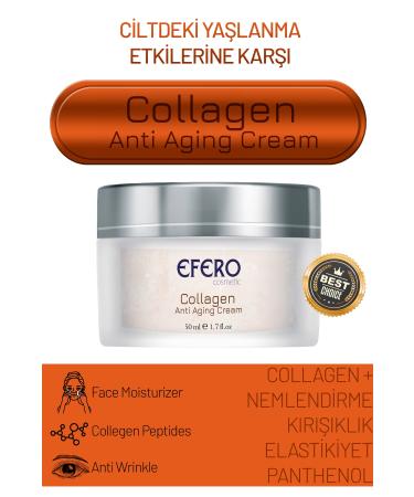 efero Anti-Aging and Anti-Wrinkle Collagen Face Cream - Collagen Anti Aging Cream - Buy Online on GoSupps.com