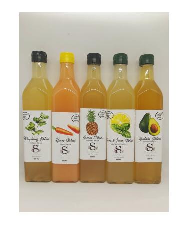 Suheylaana Pineapple - Carrot - Avocado - Mint & Lemon - Parsley Vinegar 500 ml