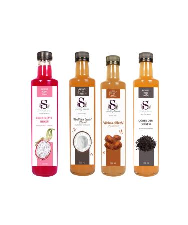 Suheylaana Natural Dragon Fruit Coconut Date and Black Cumin Vinegar 500 Ml