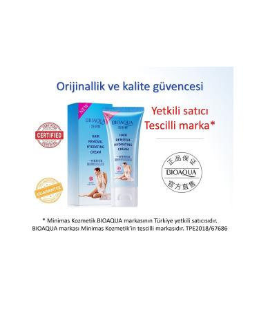 BIOAQUA Silk Smooth Natural Content Hair Removal Cream 60 gr - Buy Online on GoSupps.com