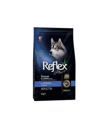 Reflex Plus Adult Dog Food for Medium and Large Breeds with Salmon 3kg
