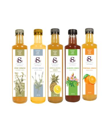 S heylaana Natural Oleaster Lavender Rosehip Lemon & Pineapple and Orange Vinegar 500 Ml