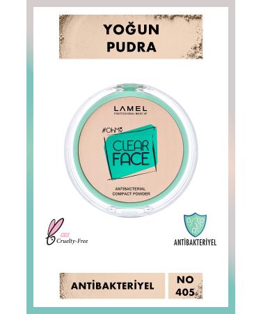 Lamel Cosmetics Lamel Ohmy Clear Face Compact Powder No 405