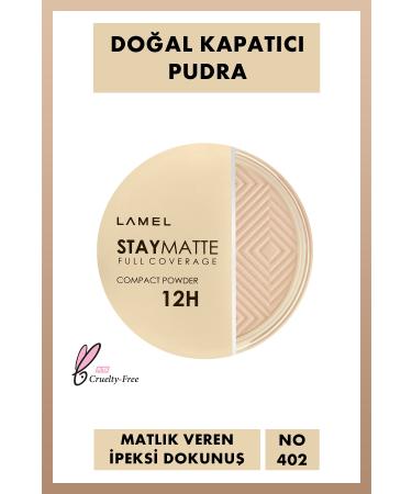 Lamel Cosmetics Lamel Stay Matte Compact Permanent Matte Powder No 402