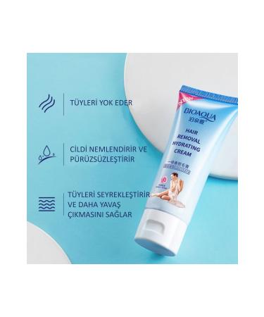 BIOAQUA Silk Smooth Natural Content Hair Removal Cream 60 gr - Buy Online on GoSupps.com