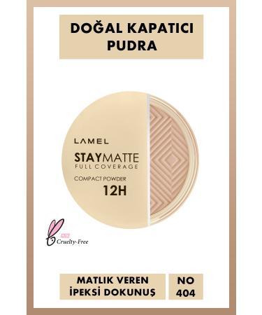 Lamel Cosmetics Lamel Stay Matte Compact Permanent Matte Powder No 404
