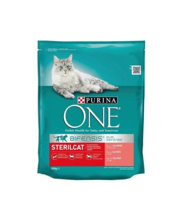 Purina One Neutered Cat Dry Food with Salmon