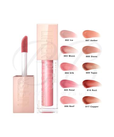 Maybelline New York Sky High Giant Unlimited Lashes-Shiny Full Lips Makeup Set 009 Topaz - Buy Online on GoSupps.com