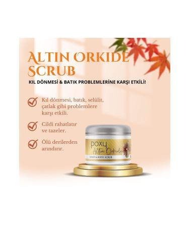 Poxy Golden Orchid Scrub (FOR INGROWTH AND INGROWN HAIR) 250 ml & Red Fruits Scrub (FOR CALLUS) 250 ml - Buy Online on GoSupps.com