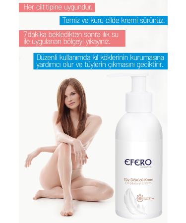 efero Hair Removal and Reducing Cream Whole Body - 150 Ml - Buy Online on GoSupps.com