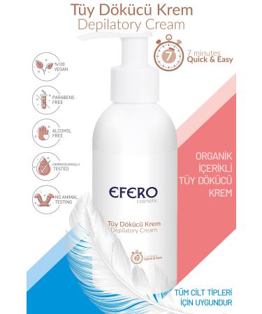 efero Hair Removal and Reducing Cream Whole Body - 150 Ml