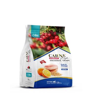 YASELF Carni Life Cranberry Fish and Orange Kitten Food 1.5 Kg