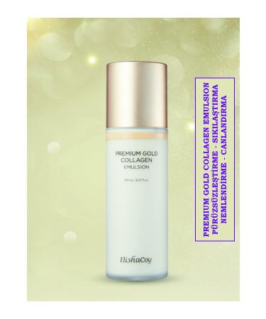 Elishacoy Premium Gold 24k Gold Collagen Anti-Wrinkle Revitalizing and Nourishing Luxury Care Emulsion
