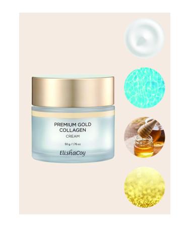 Elishacoy Premium Gold Collagen Anti-Wrinkle Moisturizing Firming Luxury Care Cream - Buy Online on GoSupps.com